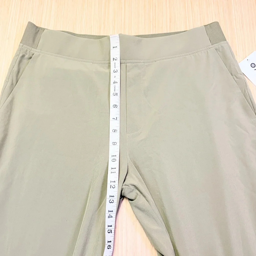 NEW Athleta Brooklyn Mid Rise Ankle Pant Womens 14 Olive Branch
